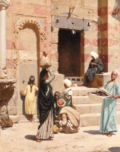 An Orientalist street scene