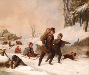 Playing in the Snow