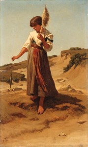 Peasant Girl Spinning
