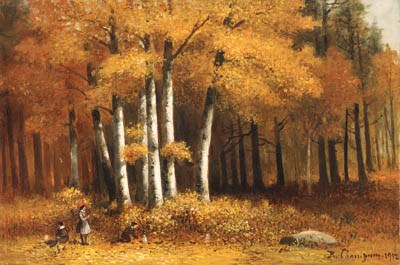 Children at the Edge of the Forest