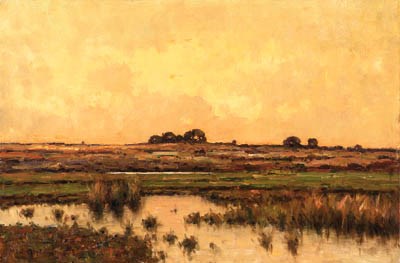 Evening over the Marshes