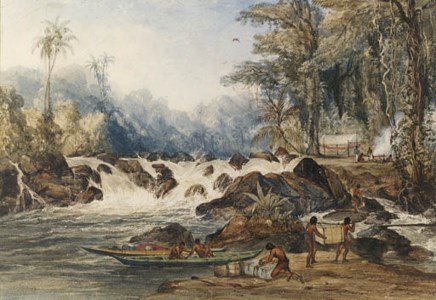 Christmas Cataract on the River Berbice, Guiana