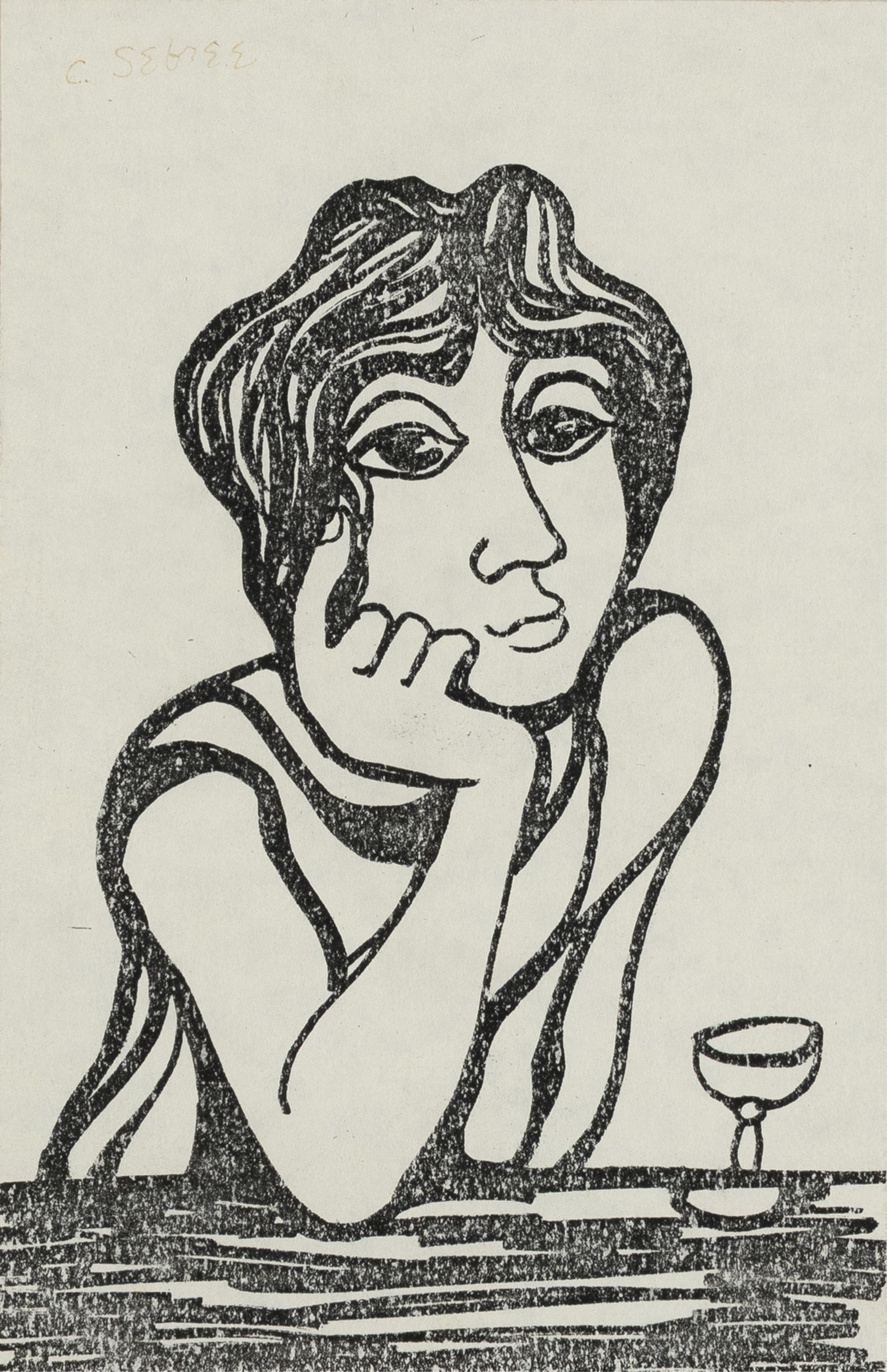 untitled, Woman at a Bar