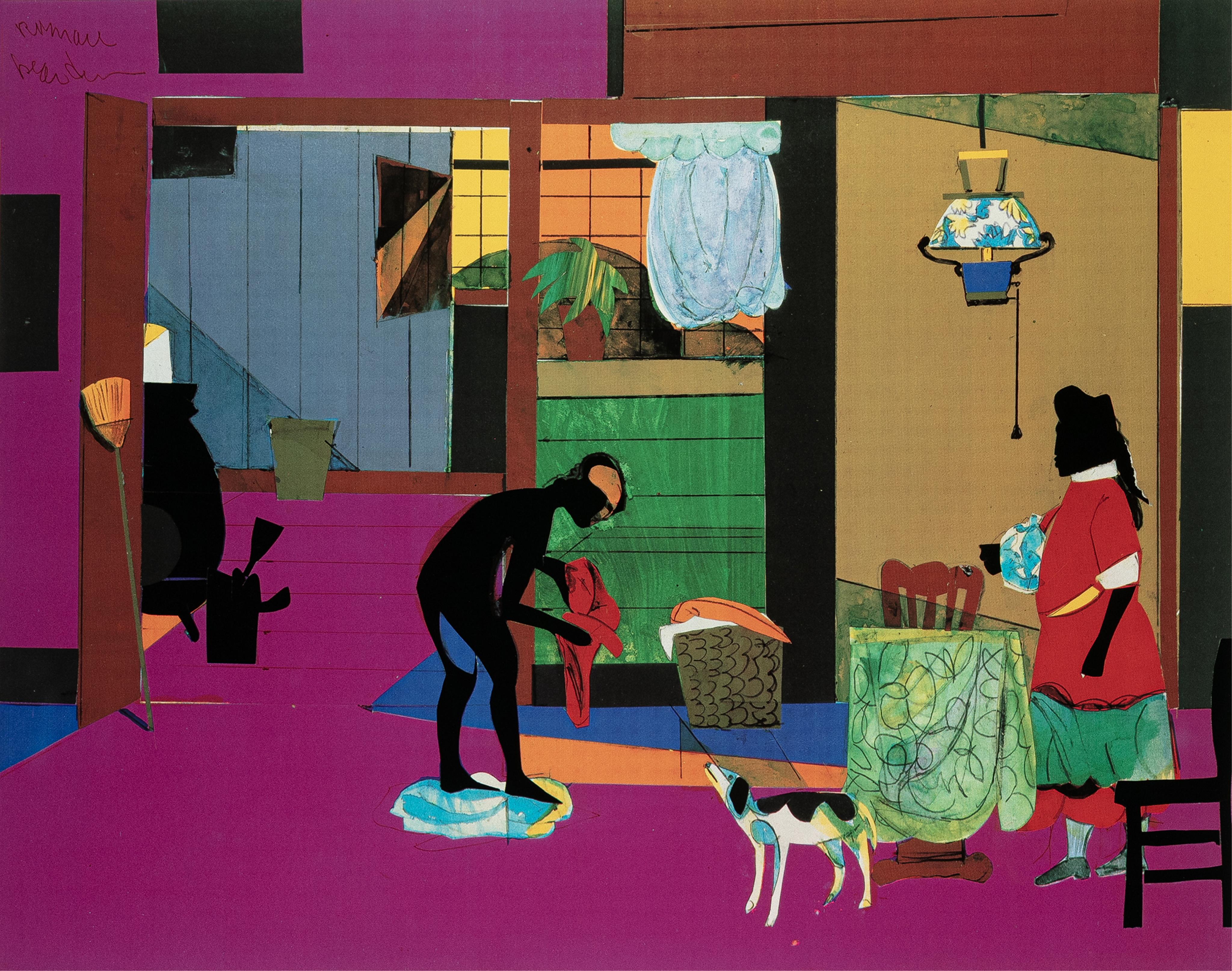 Romare Bearden, Mecklenburg Morning: Sunrise for China Lamp