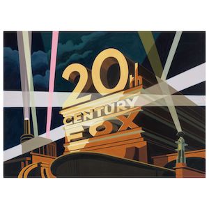 20th Century Fox 52 x 72 in (132.1 x 182.9 cm) (Painted in 1969)