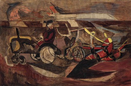 Tractor and Plough