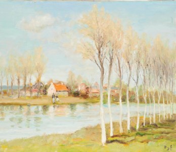 Le Serein à Châblis, Bourgogne
