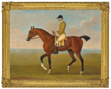 Flying Childers with a jockey