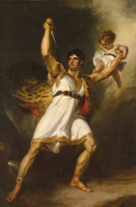 Portrait of John Philip Kemble (1757-1823), full-length, as Rolla from Sheridan's Pizarro
