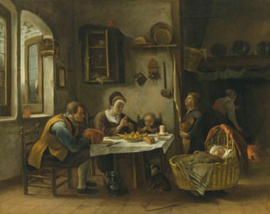 Jan Steen, Prayer before a Meal