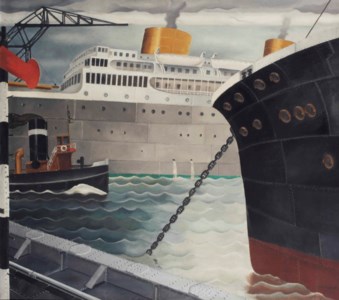 Ships in a harbour