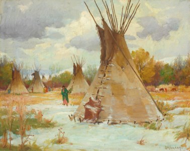 Squaw Winter, Crow Reservation, Montana