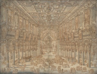 The interior of S. Maria in Aracoeli, Rome