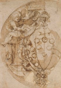 The Arms of the House of Medici impaling those of the Archduchy of Austria with the Cross of the Order of Santo Stefano