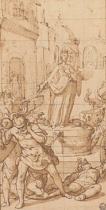 The Martyrdom of Saint Catherine of Alexandria: The Miracle of the Breaking Wheel