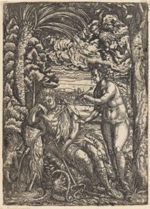 Venus and Mercury (Bartsch 1; Hollstein 834)