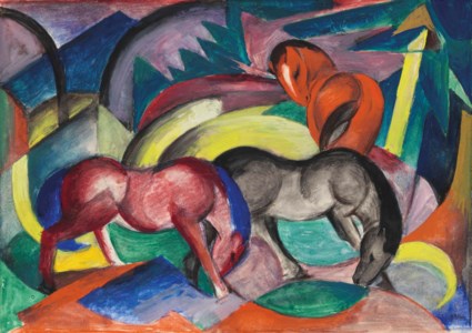 Franz Marc, Drei Pferde