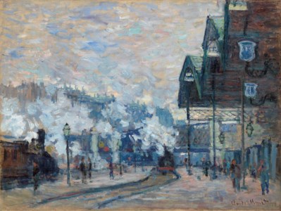 Claude Monet, La Gare Saint-Lazare, vue extérieure