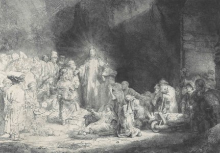 Christ healing the Sick: 'The Hundred Guilder Print' (B., Holl. 74; H. 236; New Holl. 239)