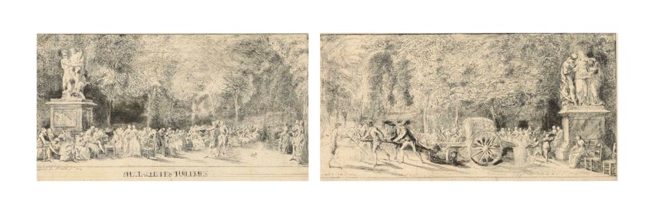 Spectacle de Tuileries: Le Chaises (Dacier 18)