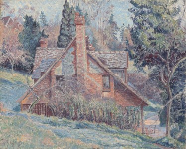 Cottage in a landscape