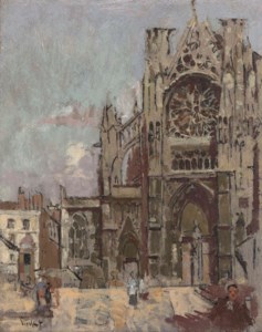 The Façade of St Jacques, Dieppe