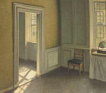 Vilhelm Hammershøi, Bedroom, Strandgade 30