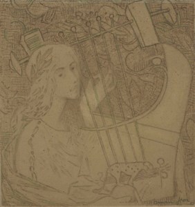 Femme à la lyre