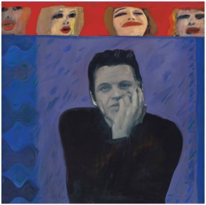 Portrait of Derek Marlowe with Unknown Ladies
