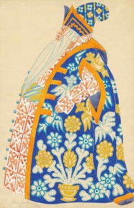Costume design for La Princesse Cygne : A boyar