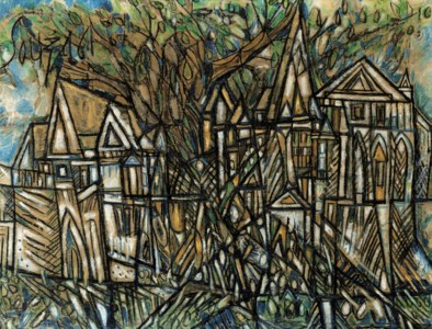 Francis Newton Souza, Untitled (Artist's Studio, Hampstead)