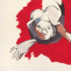 Tyeb Mehta, Untitled (Falling Figure)