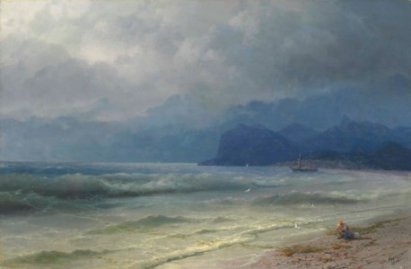 The coast of Koktebel, Crimea