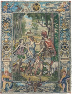 Tapestry design for Diane de Poitiers: Screen 1