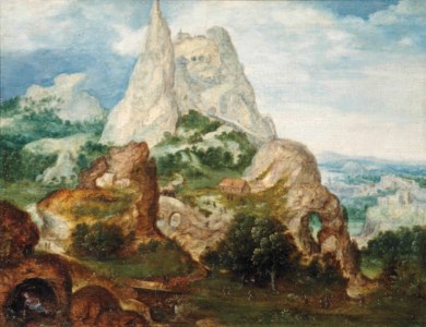 The Penitent Mary Magdalen in a cave of La Sainte-Baume