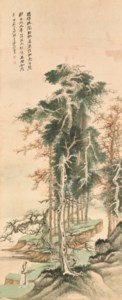 Zhang Da Qian, Contemplation in the Woods