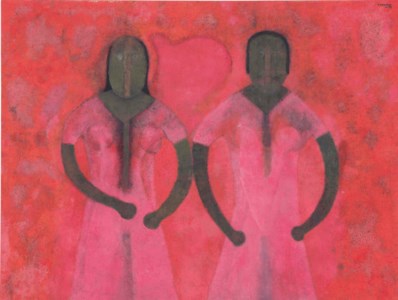 Rufino Tamayo, Dos mujeres en rojos