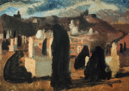 Les tombes de Bacos, Alexandrie (esquisse)