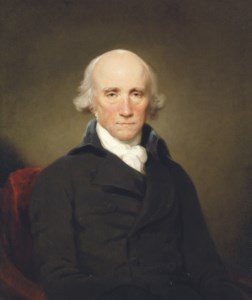 Portrait of Warren Hastings (1732-1818), Governor-General of Bengal, half-length, in a dark blue coat and white cravat