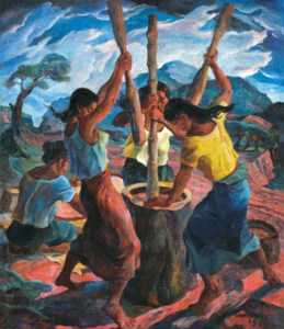 Pounding Rice
