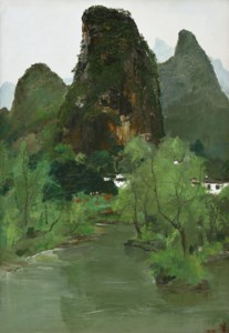Wu Guanzhong, By the Side of the Li River (I)