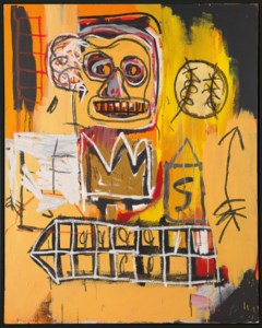 Jean-Michel Basquiat, Untitled (Orange Sports Figure)