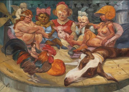 Tète de Chien et Coq from the series Pequeño teatro