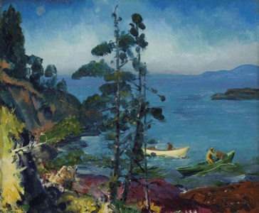Evening Blue (Tending the Lobster Traps. Early morning)