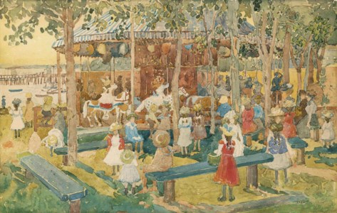 Maurice Brazil Prendergast, The Flying Horses