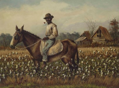 Man with Pipe on a Horse