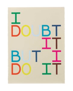 I doubt it, but I do it (anagram XII)