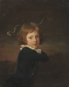 Portrait of a young boy, traditionally identified as Lord Wood, half-length, holding a riding crop