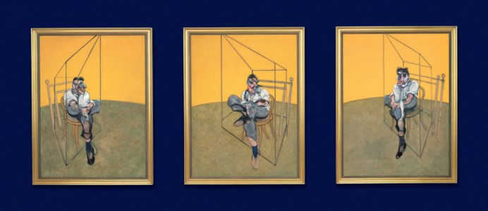 Francis Bacon, Three Studies of Lucian Freud
