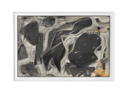 Willem de Kooning, Black and Gray Composition